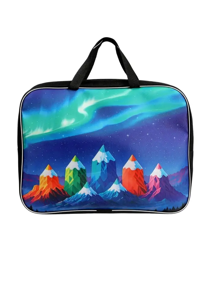 Папка с ручками Calligrata &laquo;Сияние&raquo;, А4, 70 мм, 350&times;270, текстиль