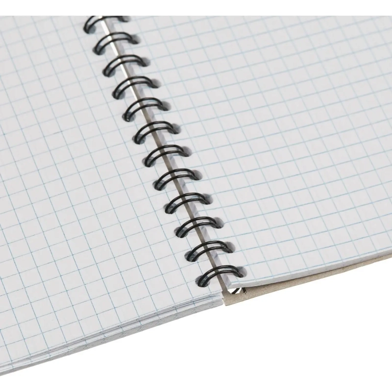 Тетрадь общая Attache,80л,клет,А5,спир,обл.мел.карт