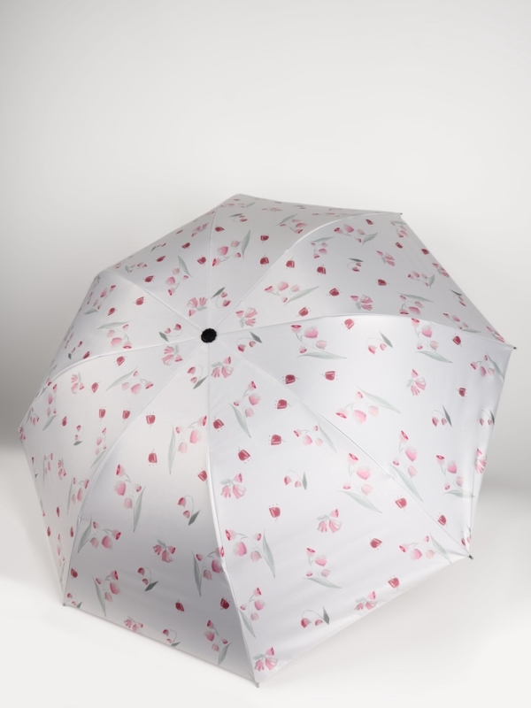 Зонт механический «Цветы», 4 сложения, 8 спиц, R=48/56 см, d=96 см, МИКС Зонт механический «Цветы», 4 сложения, 8 спиц, R=48/56 см, d=96 см, МИКС