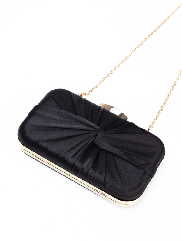 Сумка жен,  20*6*13, отд на фермуаре, цепь, черный