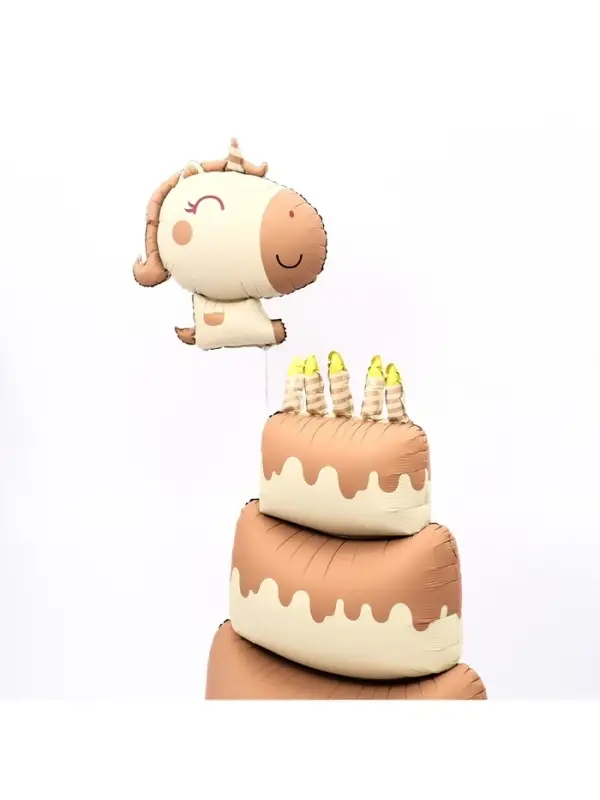 Воздушный шар фольгированный 31" &laquo;Единорог&raquo;, фигура, матовый