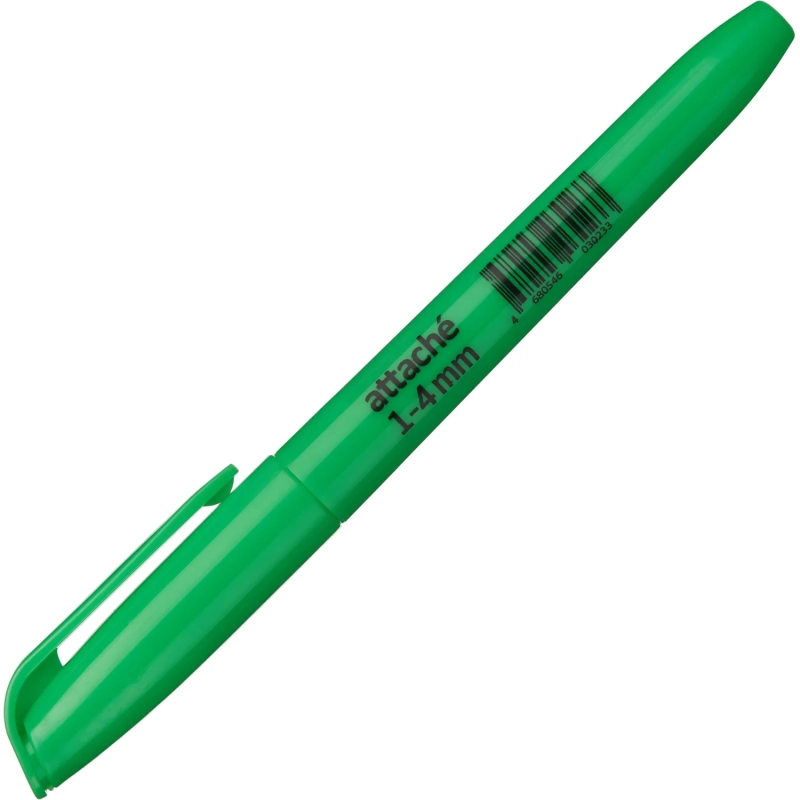 Маркер текстовыделитель зеленый 1-3,9мм