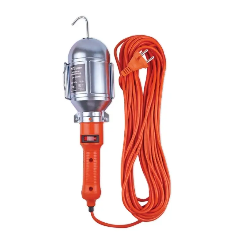 Фонарь-переноска 10 м, 220V, AVS LW-1060W