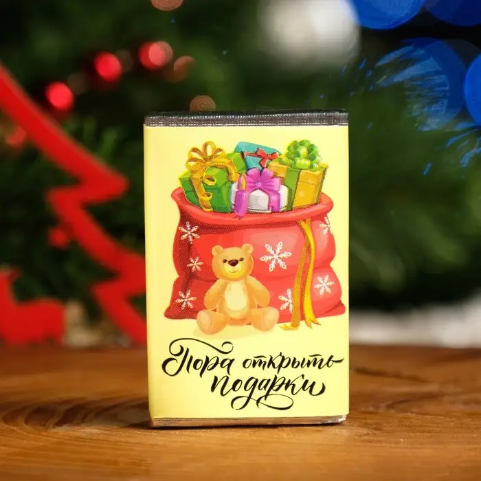 Шоколад молочный "Новогодний", 12 г
