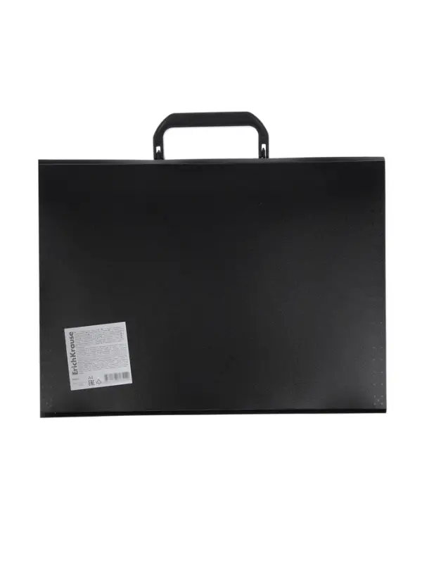 Папка-портфель А4, 12 отделений, 600 мкм, ErichKrause Matt Classic, до 350 листов, чёрная