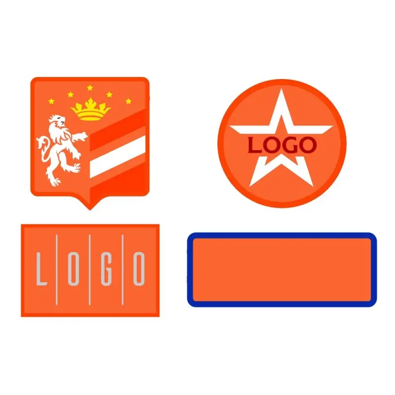 Шеврон из габардина Gabo M, оранжевый Шеврон из габардина Gabo M, оранжевый