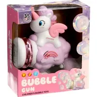 Генератор мыльных пузырей "Единорог на облачке", световые эффекты, работает от батареек