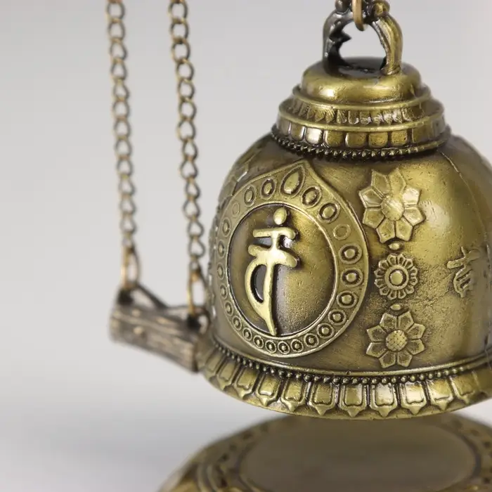 Колокол - гонг металл настольный &laquo;Будда&raquo;, d=4.8 см, 11.2&times;9.5&times;9.5 см