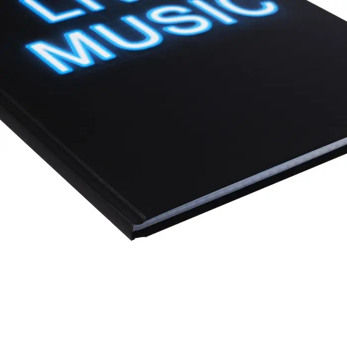 Колледж-тетрадь Calligrata TOP. LIVE MUSIC А4, 80 листов, в клетку, в твёрдой обложке 7БЦ, матовая ламинация, выборочный лак