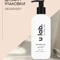 Гель для душа, питание и увлажнение, аромат ванили, 300 мл, U LAB