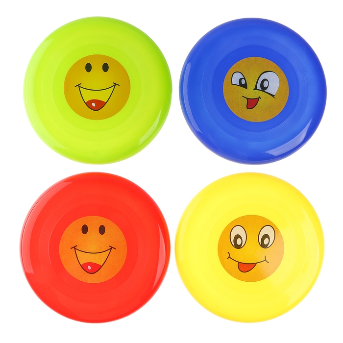 Фрисби, летающая тарелка «Смайл», цвета МИКС Фрисби, летающая тарелка «Смайл», цвета МИКС