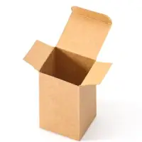 Коробка складная крафт 5,3х4,8х8,8 см