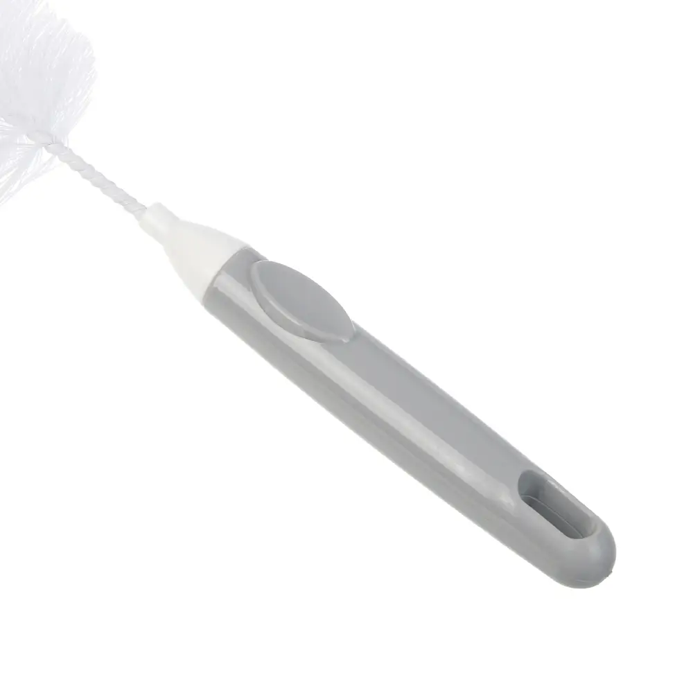 Ерш для посуды с губкой 30х5 см, тм VETTA, анатомическая ручка, полипропилен, поролон