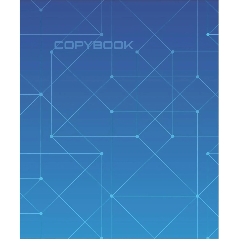 Тетрадь общая А5,48л,кл,скоб,блок-офсет-2 Attache Alpha син/зелен вассорт