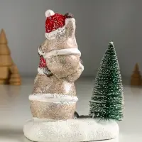 Сувенир керамика свет "Два Деда Мороза у ёлочки" 12х7х16 см Сувенир керамика свет "Два Деда Мороза у ёлочки" 12х7х16 см