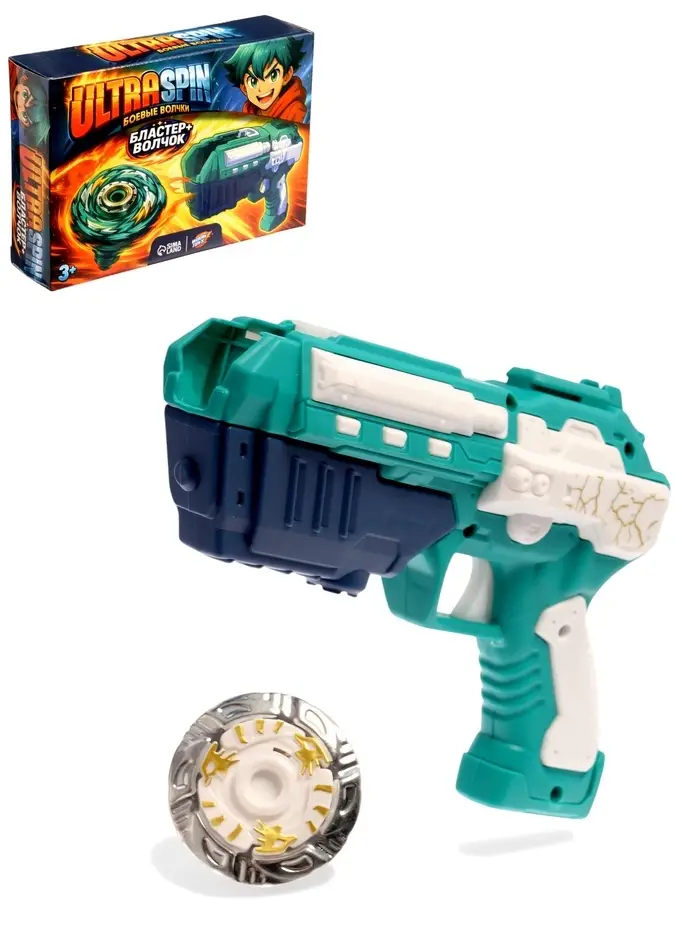 WOOW TOYS Волчок с запуском ULTRASPIN, бластер + волчок
