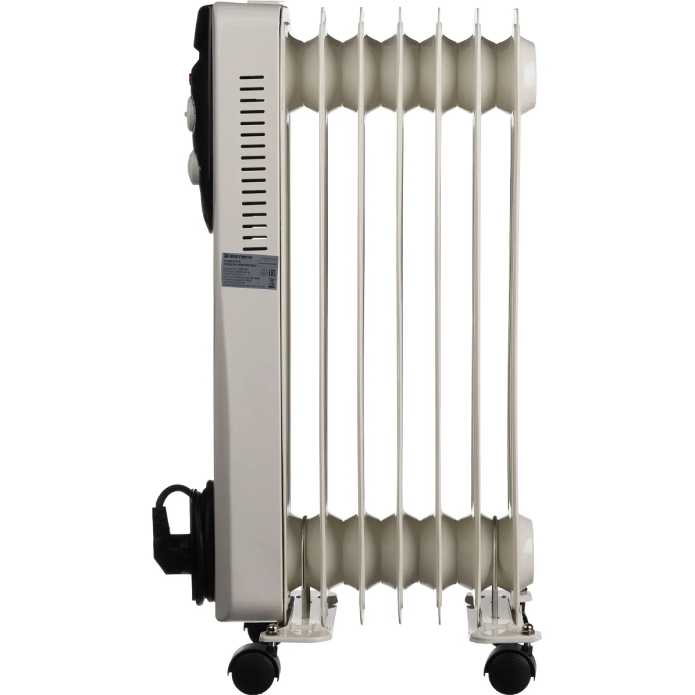 Радиатор BigTech WBH002 15W, масляный (7 секций 1500 Вт)