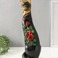 Копилка для денег &laquo;Кошка Маркиза с большой розой, 46&times;18&times;15 см