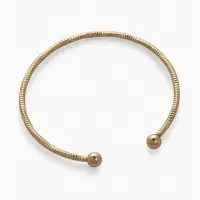 Набор 2 предмета: чокер, браслет &laquo;Обруч&raquo;, сердце, цвет золото