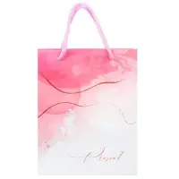 Пакет подарочный, 12х15х5.5 см, упаковка, Принцессы