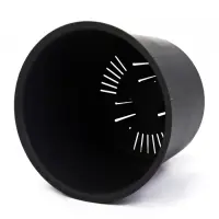 Кашпо со вставкой 3,7 л d22 см h20 см МИКРИТ серый слайн