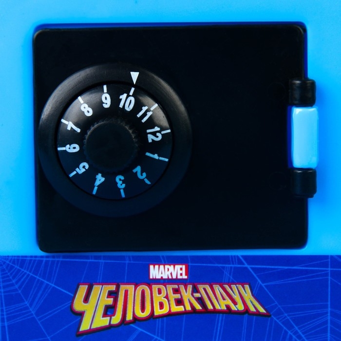 Копилка сейф, 8,8 см х 7,5 см х 8,8 см Копилка сейф, 8,8 см х 7,5 см х 8,8 см "Спайдер-мен", Человек-паук