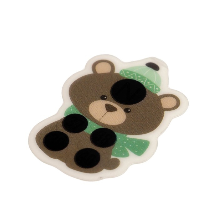 Детский термометр - наклейка налобный   Детский термометр - наклейка налобный  "Мишка", до 40°