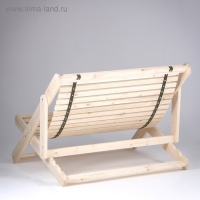 Шезлонг двухместный, гибкий, хвоя, 100×115×78см