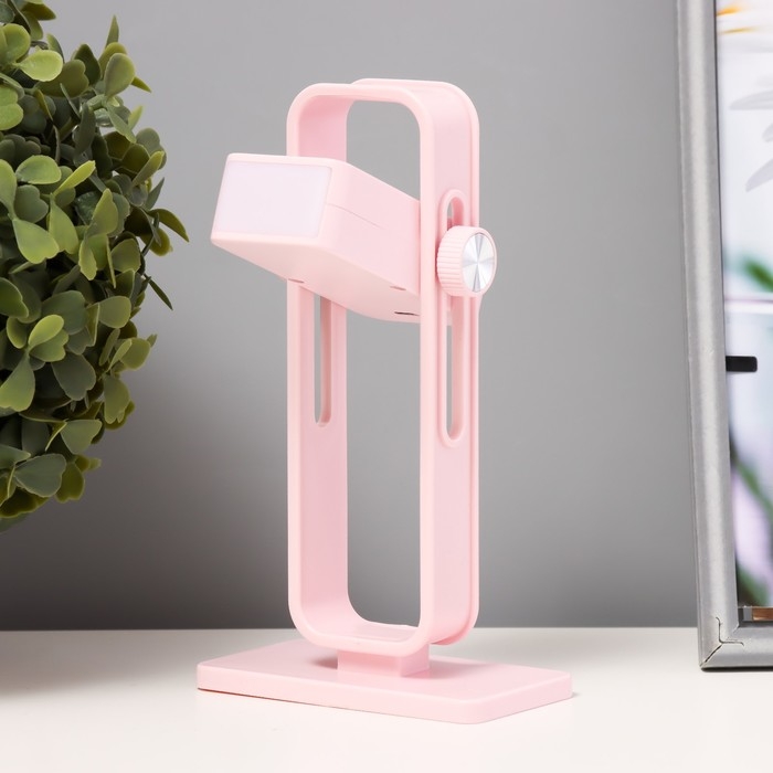 Ночник Ночник "Рудс" LED 3Вт USB АКБ розовый 9х4,8х16 см