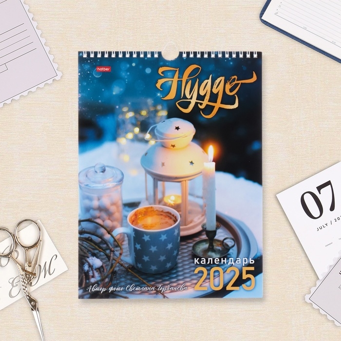Календарь перекидной на ригеле Календарь перекидной на ригеле "Hygge" 2025 год, 22 х 30 см