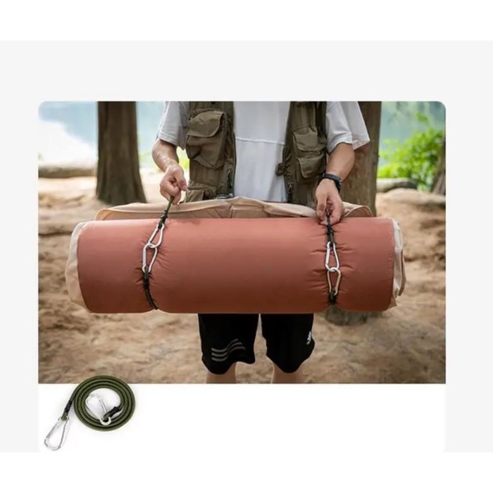 Веревка-стяжка с двумя карабинами, 60см