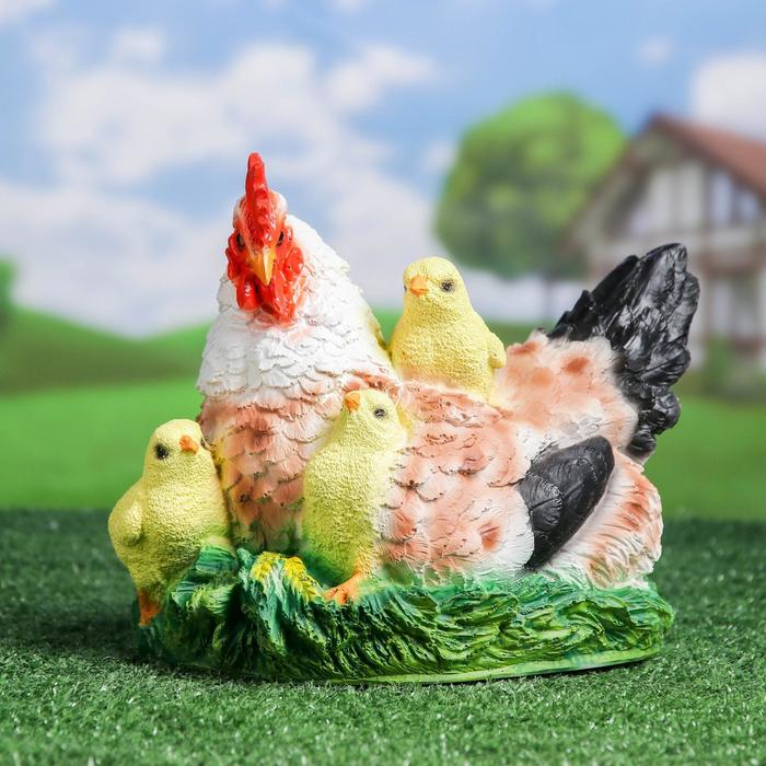 Садовая фигура  Садовая фигура "Курица Наседка" 27х19х23см