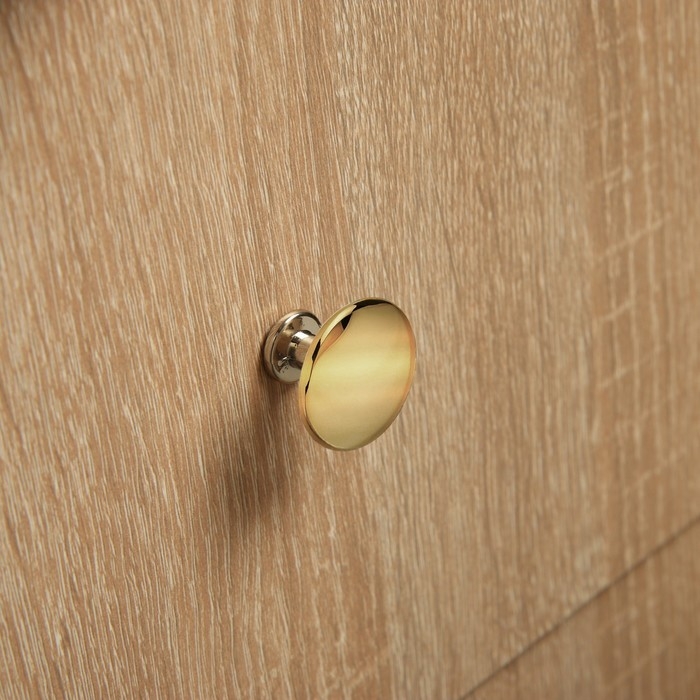 Ручка кнопка LIGHT PK036GP (MD112GP), цвет золото Ручка кнопка LIGHT PK036GP (MD112GP), цвет золото