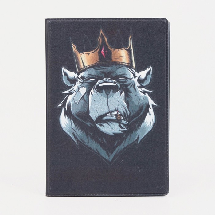 Обложка для паспорта, цвет чёрный Обложка для паспорта, цвет чёрный