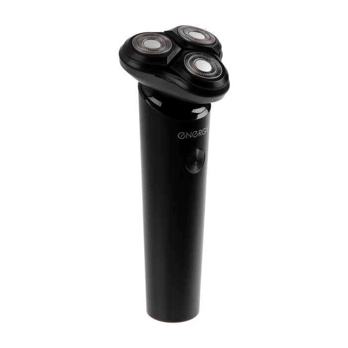 Электробритва Energy EN-727 5 Вт, роторная, 3 головки, влажное бритьё, от АКБ, чёрная Электробритва Energy EN-727 5 Вт, роторная, 3 головки, влажное бритьё, от АКБ, чёрная