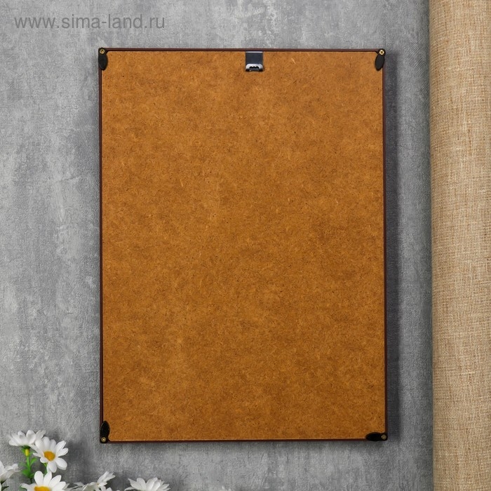 Фоторамка пластик L-5 21х30 см орех (пластиковый экран)