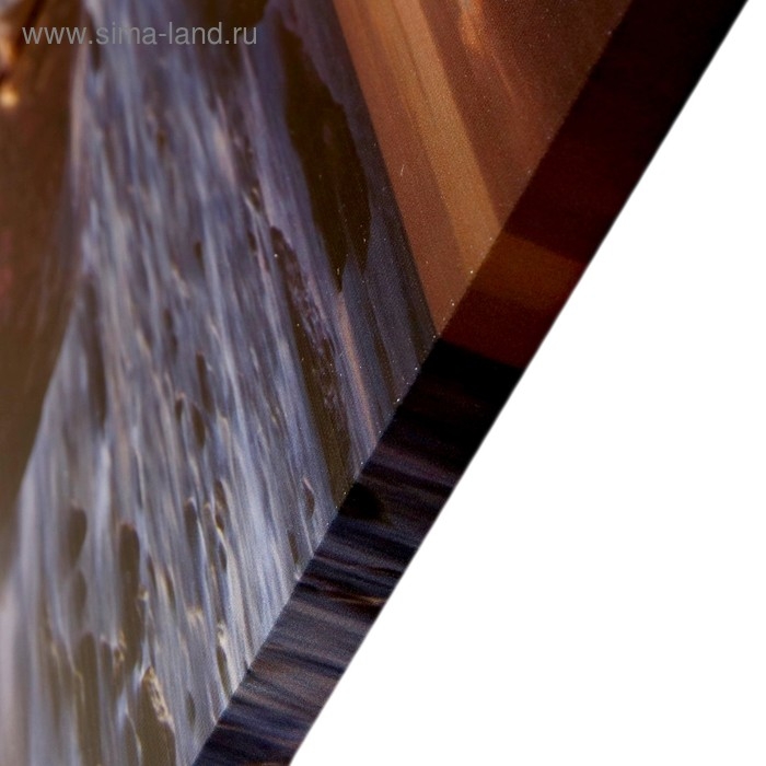 Модульная картина  Модульная картина "Камни в море" (3-35х35) 35х105 см