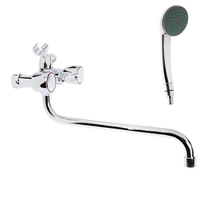 Смеситель для ванны ROEGEN RR120A, двухвентильный, цинк, хром Смеситель для ванны ROEGEN RR120A, двухвентильный, цинк, хром