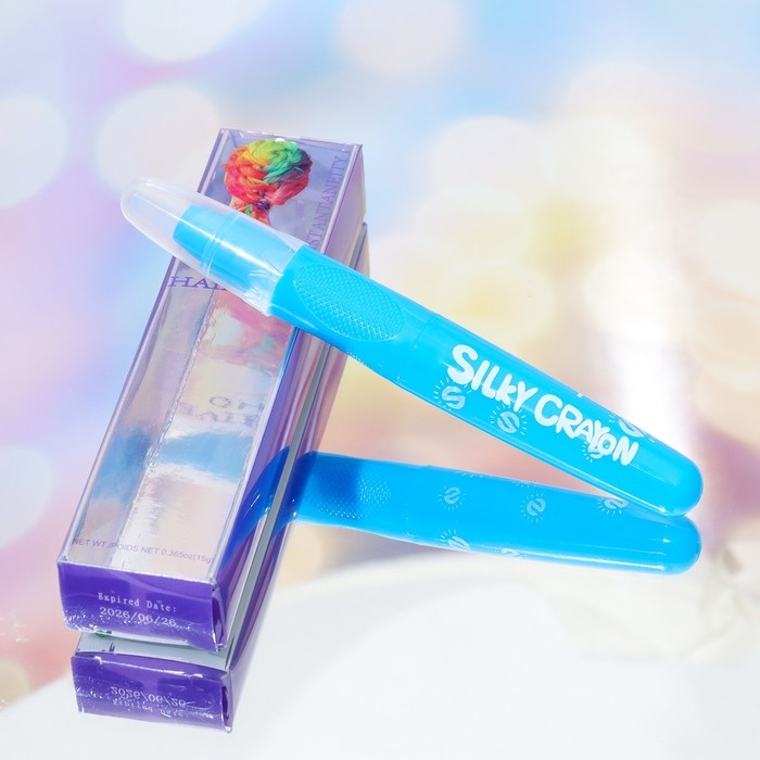 Карандаш-мелок для волос, 1 шт, голубой Карандаш-мелок для волос, 1 шт, голубой