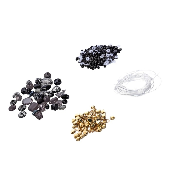 Набор для творчества «Браслеты своими руками. Бижу», ч/б Набор для творчества «Браслеты своими руками. Бижу», ч/б