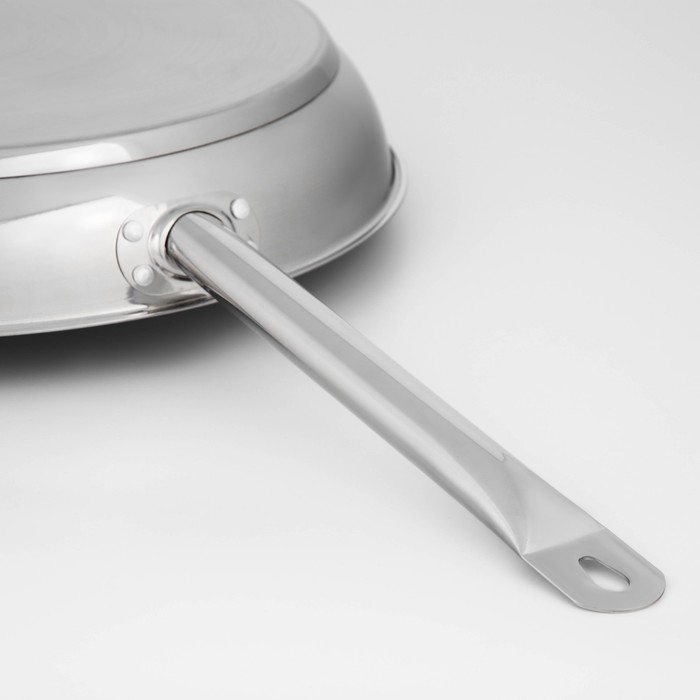 Сковорода «Общепит», d=40 см, толщина стенок 0,8 мм, дно 3,5 мм, с теплораспределительным слоем, индукция Сковорода «Общепит», d=40 см, толщина стенок 0,8 мм, дно 3,5 мм, с теплораспределительным слоем, индукция