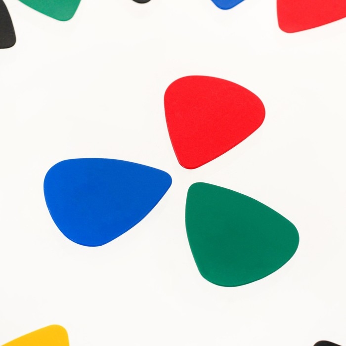 Набор медиаторов Music Life 0,46 мм, 20 штук, микс Набор медиаторов Music Life 0,46 мм, 20 штук, микс