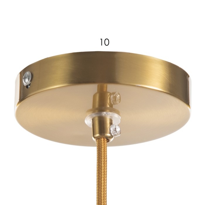 Светильник BayerLux Светильник BayerLux "Джавиер" Е14 40Вт золото-янтарный 15х15х35-185 см