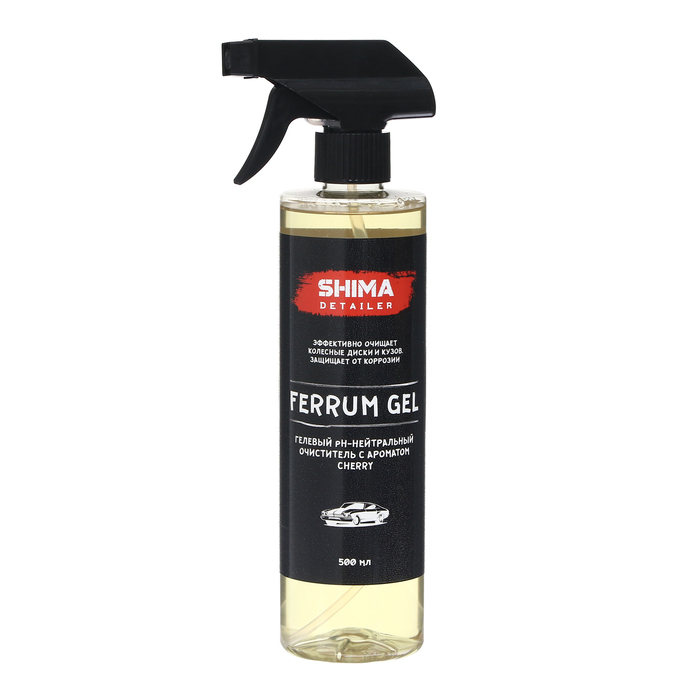Очиститель дисков SHIMA DETAILER FERRUM GEL Ph-нейтральный, гелевый, вишня, 500 мл Очиститель дисков SHIMA DETAILER FERRUM GEL Ph-нейтральный, гелевый, вишня, 500 мл