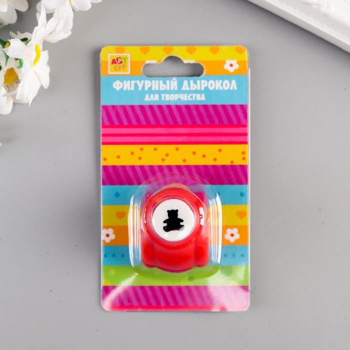 Дырокол фигурный Дырокол фигурный "Медвежонок" d=1 см 3х2,5х3 см МИКС