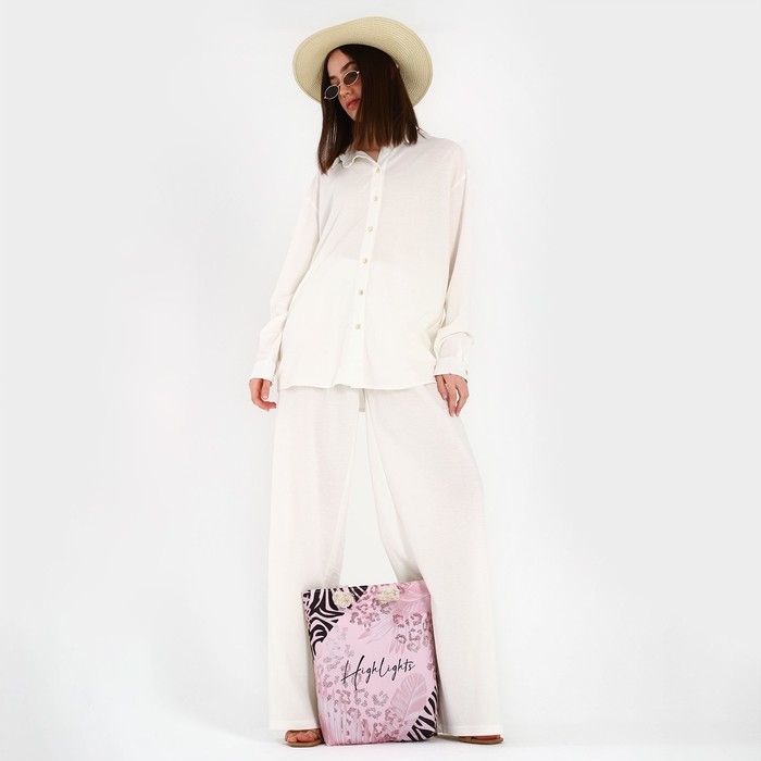 Сумка женская пляжная Сумка женская пляжная "Highlights", 35х40 см