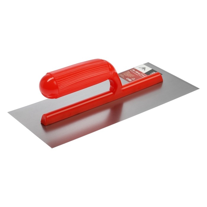 Гладилка ЛОМ, стальная, пластиковая рукоятка, прямая, 125 х 280 мм Гладилка ЛОМ, стальная, пластиковая рукоятка, прямая, 125 х 280 мм