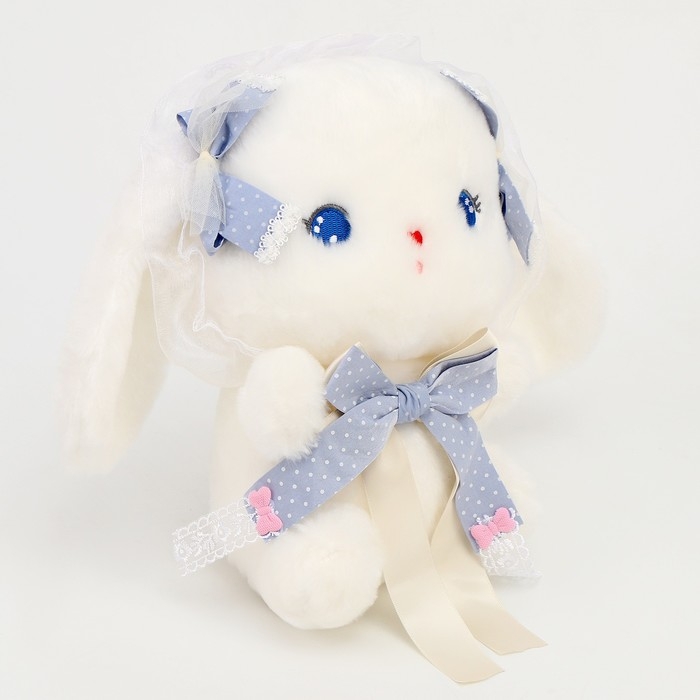 Мягкая игрушка «Зайчик», с бантиками, 23 см Мягкая игрушка «Зайчик», с бантиками, 23 см