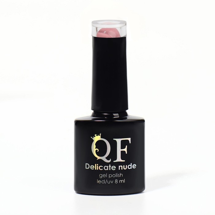 Гель лак для ногтей «DELICATE NUDE», 3-х фазный, 8 мл, LED/UV, цвет розовый (82)