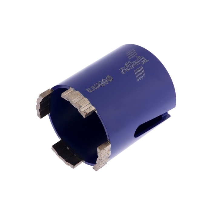 Коронка алмазная по бетону ТУНДРА, SDS-plus, М16 х 68 мм, высота 73 мм Коронка алмазная по бетону ТУНДРА, SDS-plus, М16 х 68 мм, высота 73 мм